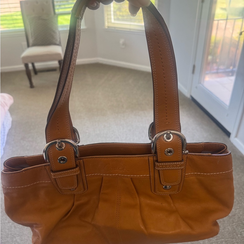 Coach Brown Leather Shoulder Bag